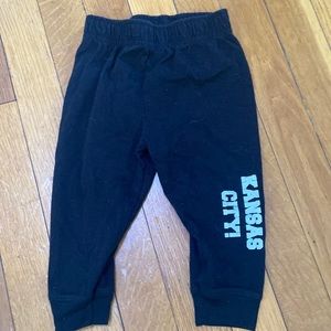 Black Kansas City toddler boy 12m Joggers